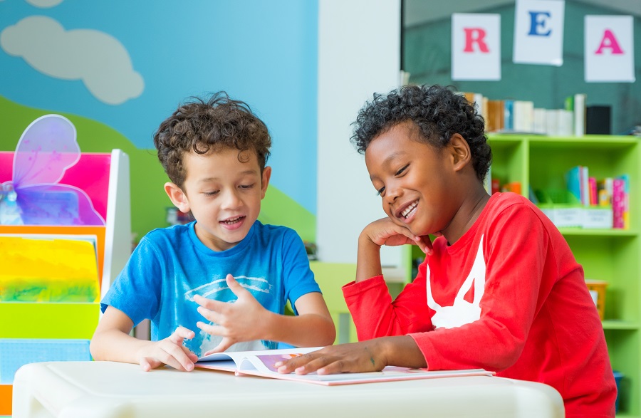Students participating in a school rewards program